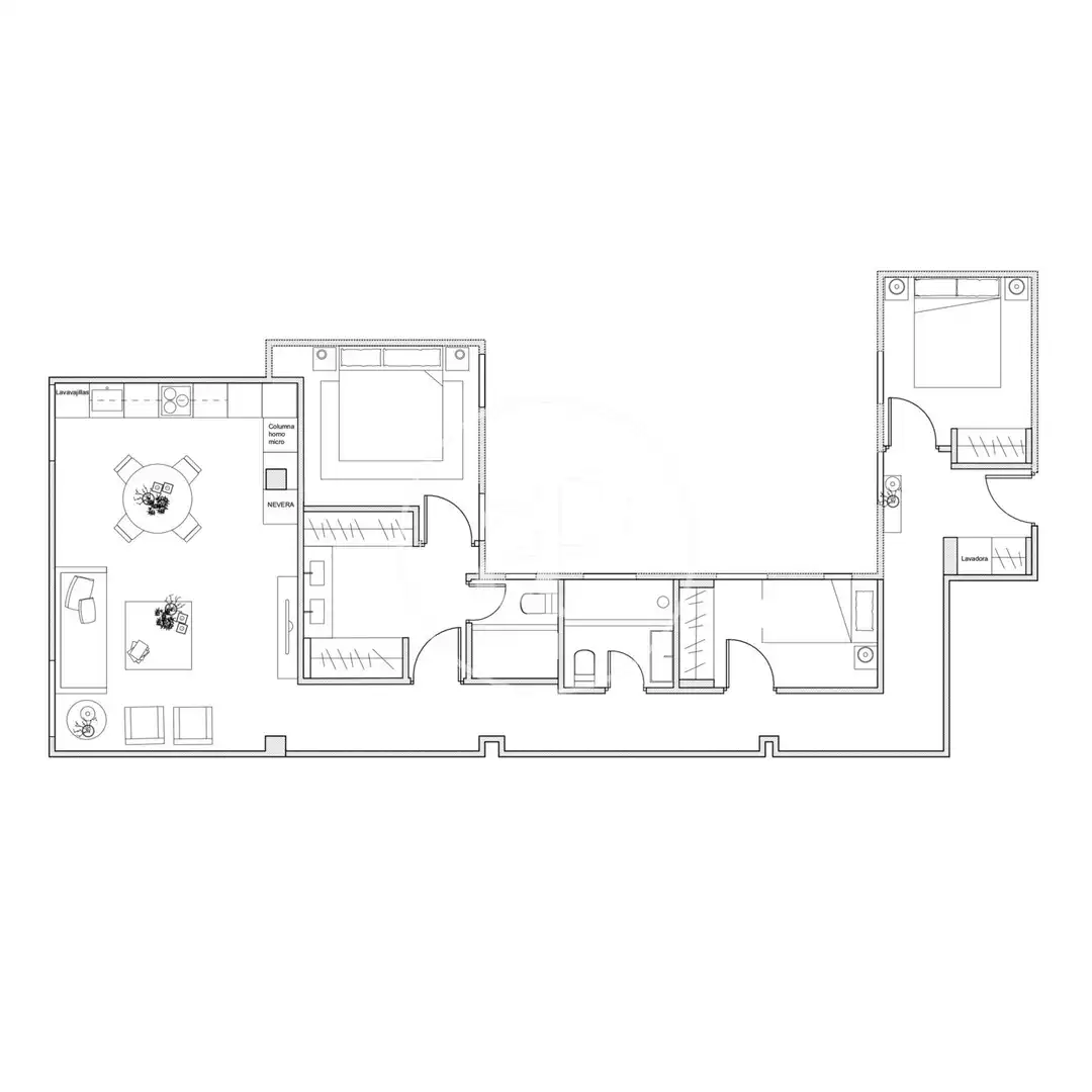 Flat for sale in Madrid  with Air Conditioner and Heating