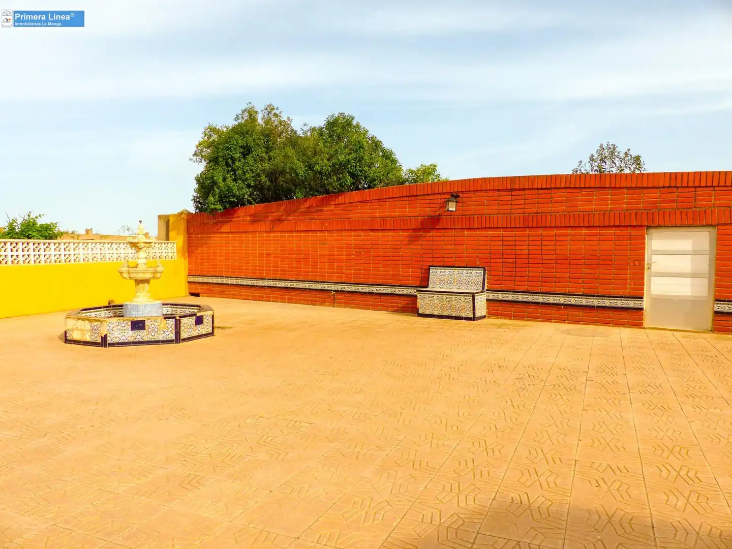 Terrassa de Finca rústica en venda en Fuente Álamo de Murcia amb Calefacció, Jardí privat i Terrassa