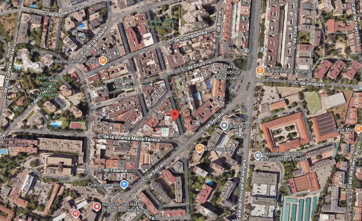 Vista exterior de Piso de alquiler en Madrid con Aire acondicionado, Calefacción y Amueblado