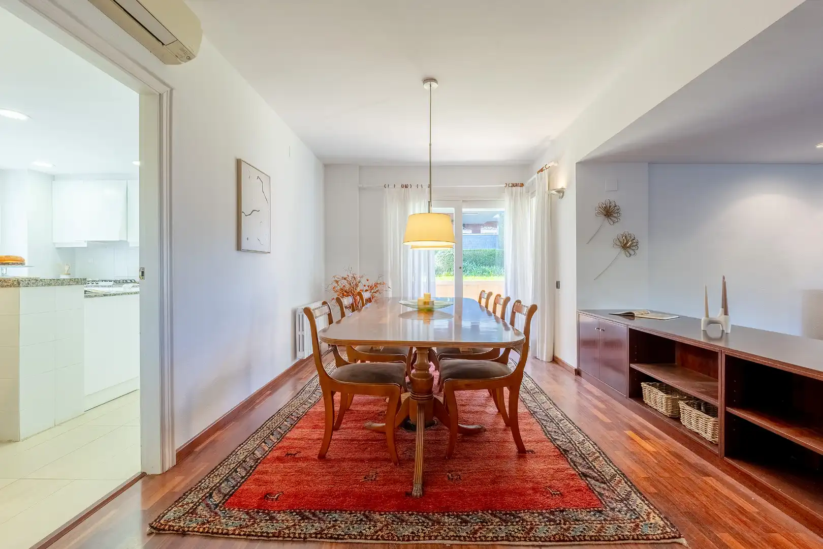 Dining room of Flat for rent in Sant Andreu de Llavaneres  with Air Conditioner, Heating and Private garden