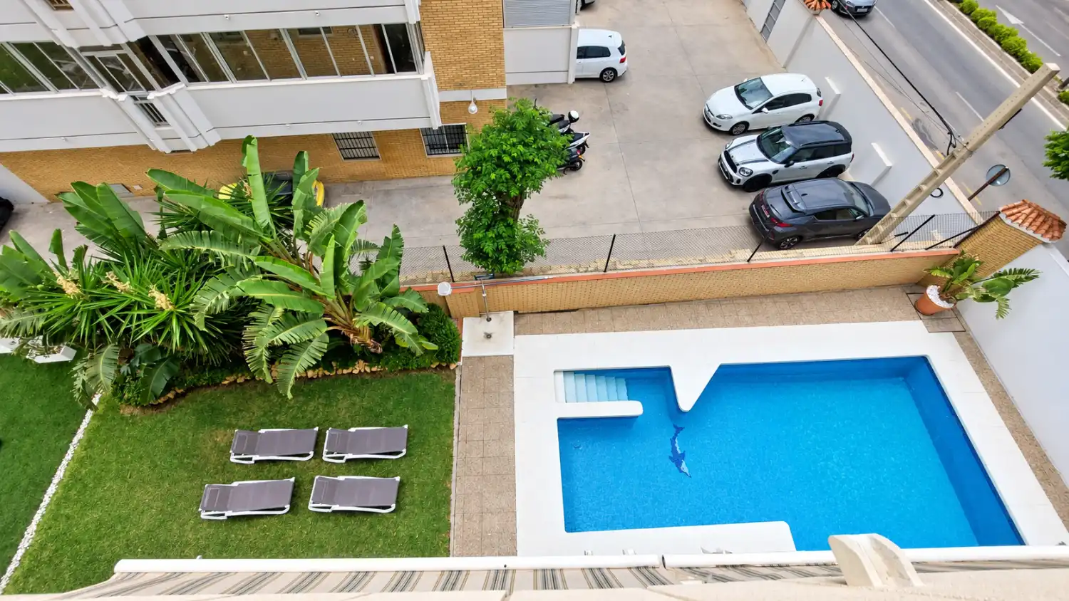 Swimming pool of Apartments for sale in Fuengirola  with Air Conditioner, Terrace and Swimming Pool