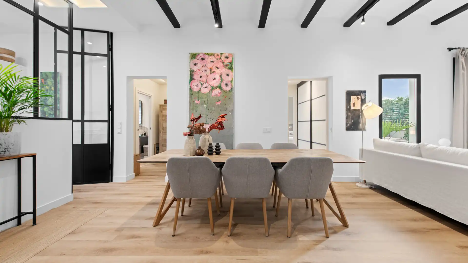 Esszimmer von Haus oder Chalet zum Verkauf in  Palma de Mallorca mit Klimaanlage, Heizung und Terrasse