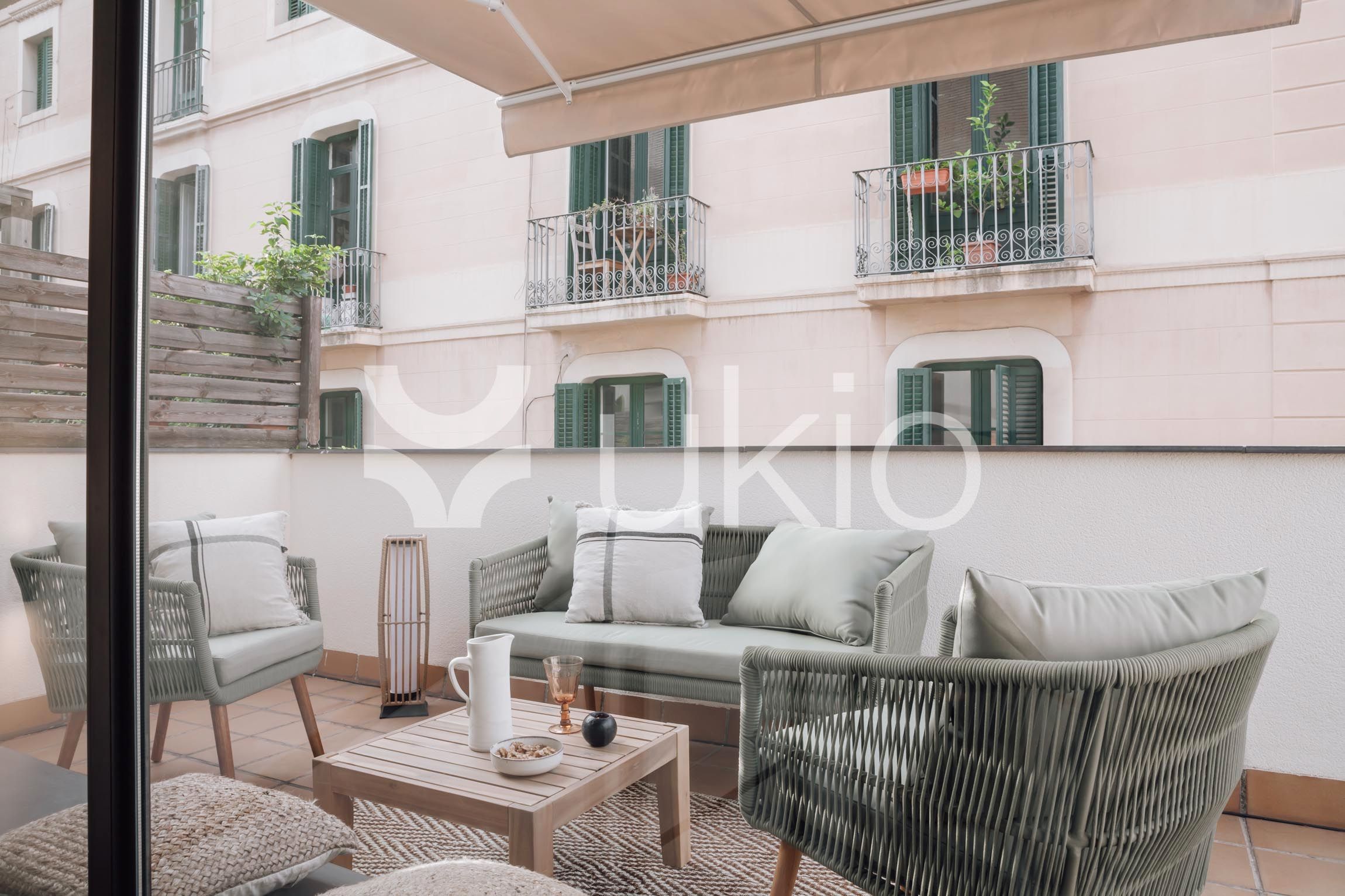 Terrace of Apartment to rent in  Barcelona Capital  with Air Conditioner, Terrace and Storage room