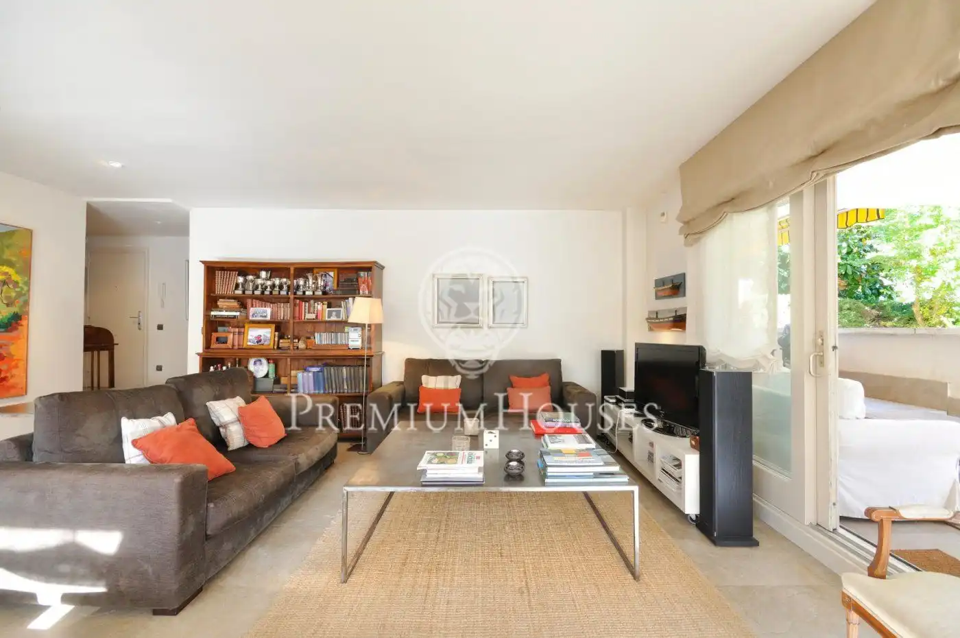 Sala d'estar de Casa o xalet de lloguer en Sant Andreu de Llavaneres amb Calefacció, Jardí privat i Terrassa
