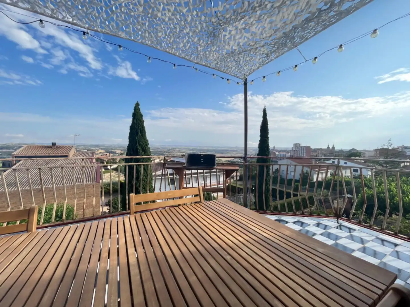 Terrassa de Casa o xalet en venda en Cervera amb Calefacció, Jardí privat i Terrassa