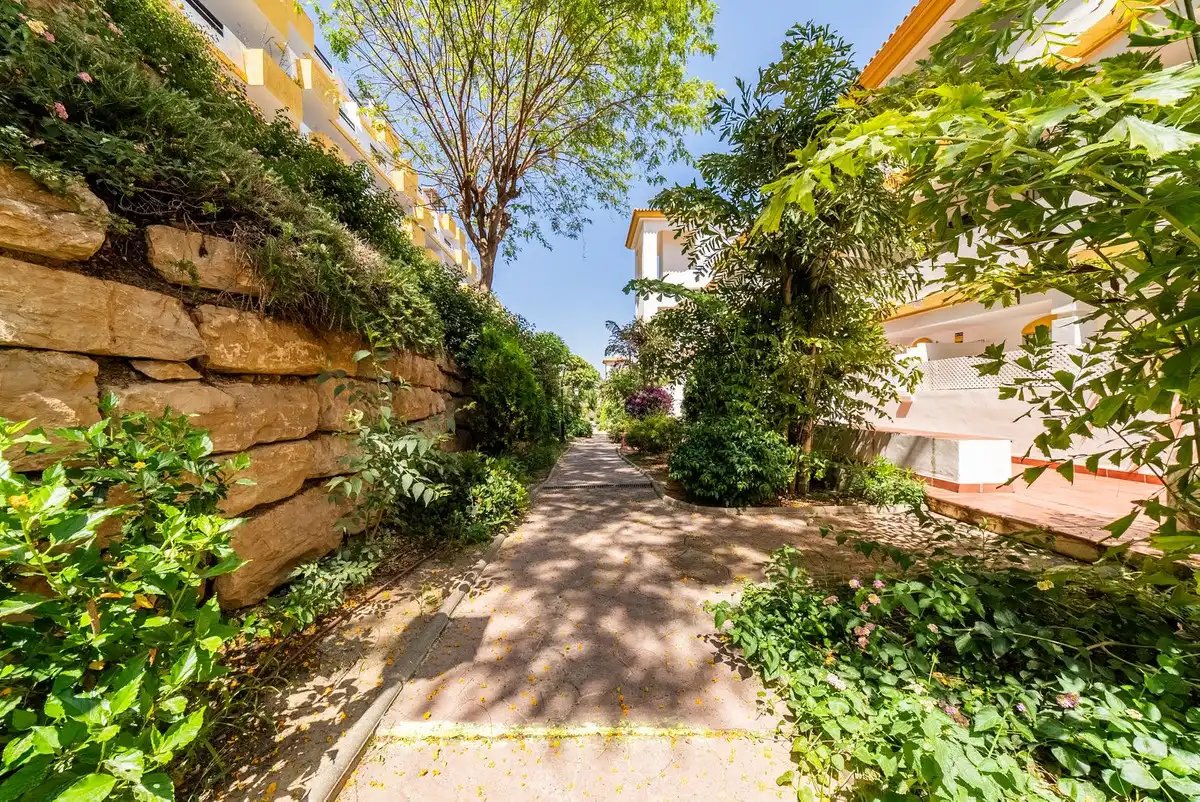 Vista exterior de Planta baja en venta en Mijas con Aire acondicionado, Calefacción y Terraza