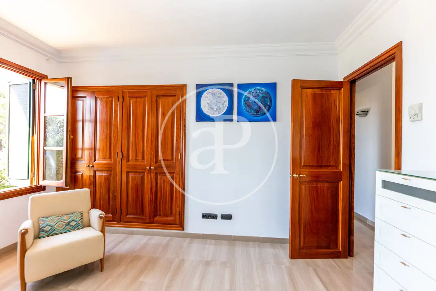 Bedroom of Houses for rent in Bunyola  with Air Conditioner, Heating and Private garden