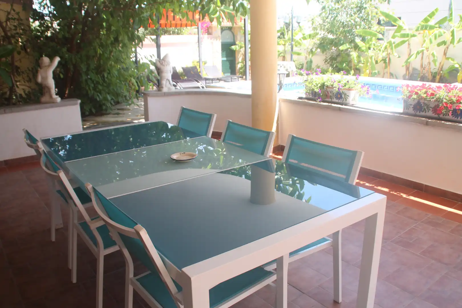 Terrassa de Casa o xalet de lloguer en Peñíscola / Peníscola amb Aire condicionat, Calefacció i Jardí privat