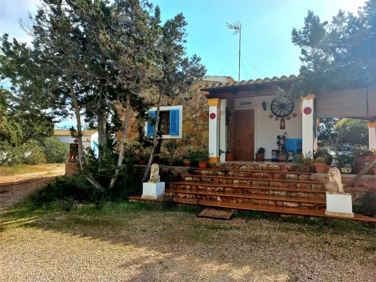 Außenansicht von Country house zum Verkauf in Formentera mit Abstellraum