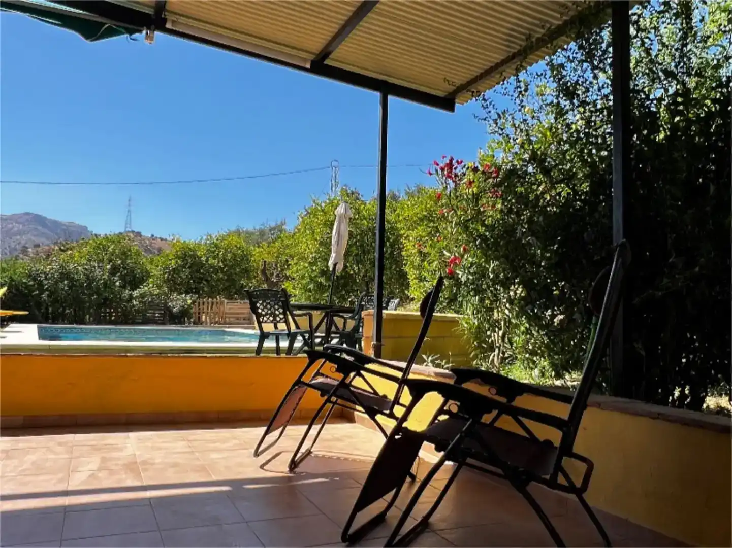 Terrace of Country homes for sale in Álora  with Air Conditioner, Swimming Pool and Balcony