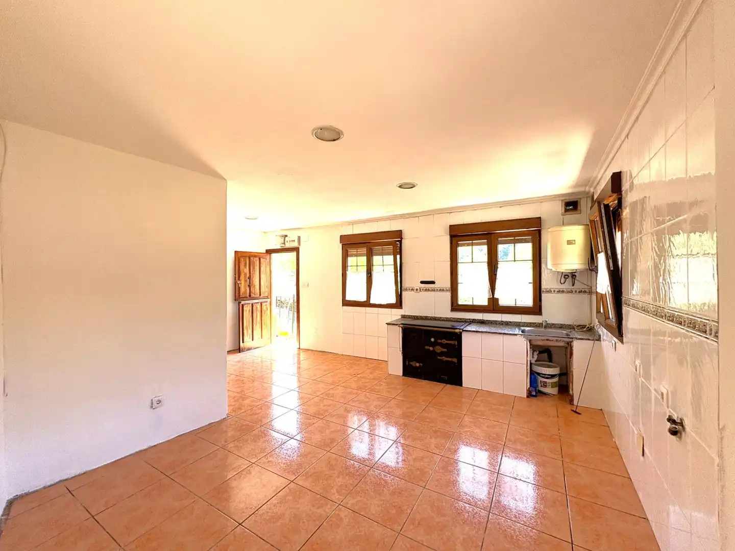 Cocina de Casa o chalet en venta en Aller con Jardín privado y Terraza
