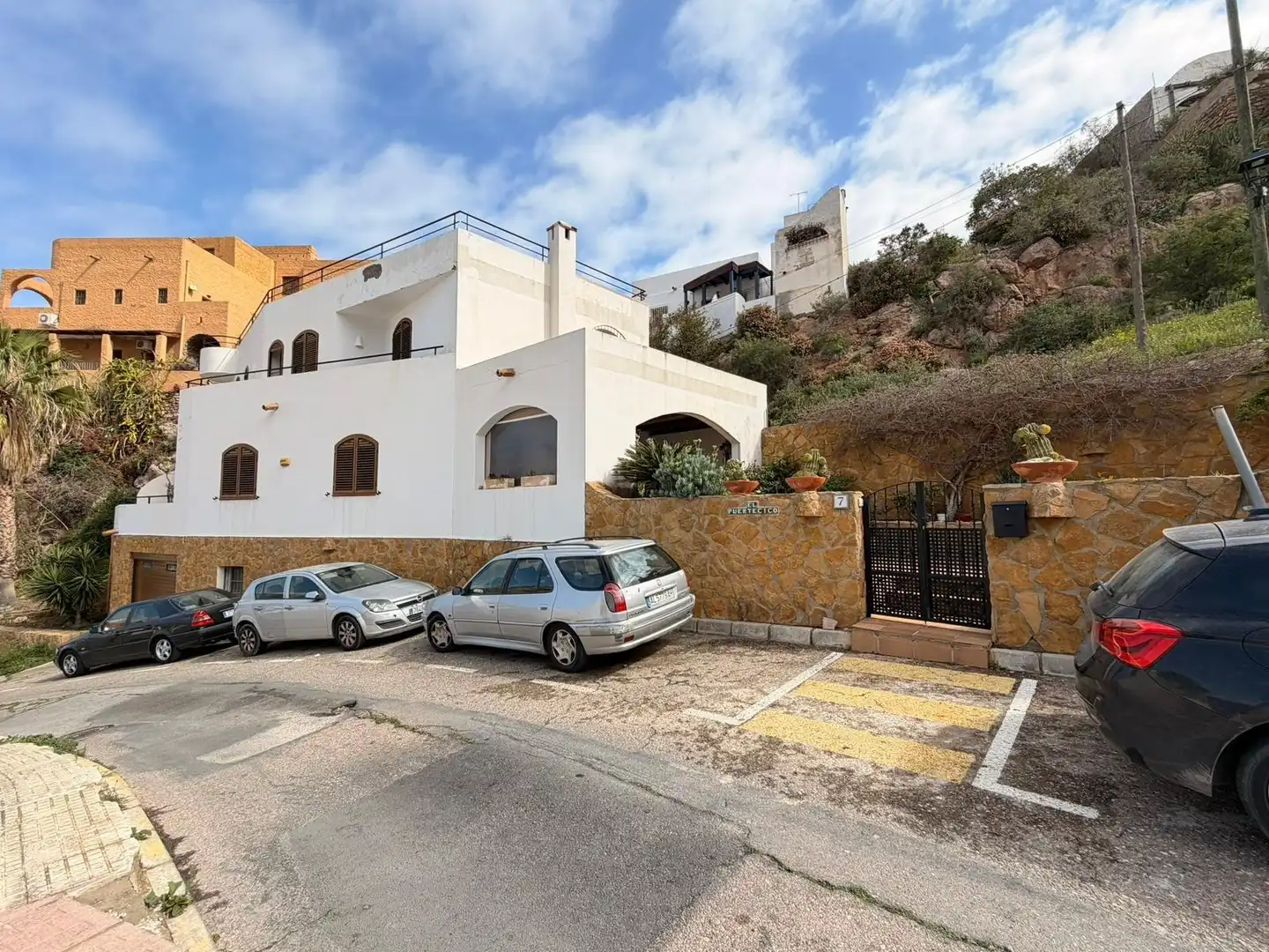 Vista exterior de Casa o chalet en venta en Mojácar con Calefacción, Jardín privado y Terraza
