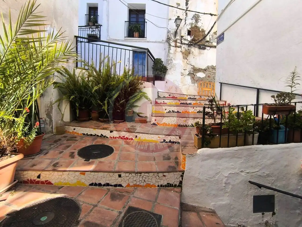Vista exterior de Casa adosada en venta en Torrox con Terraza y Amueblado