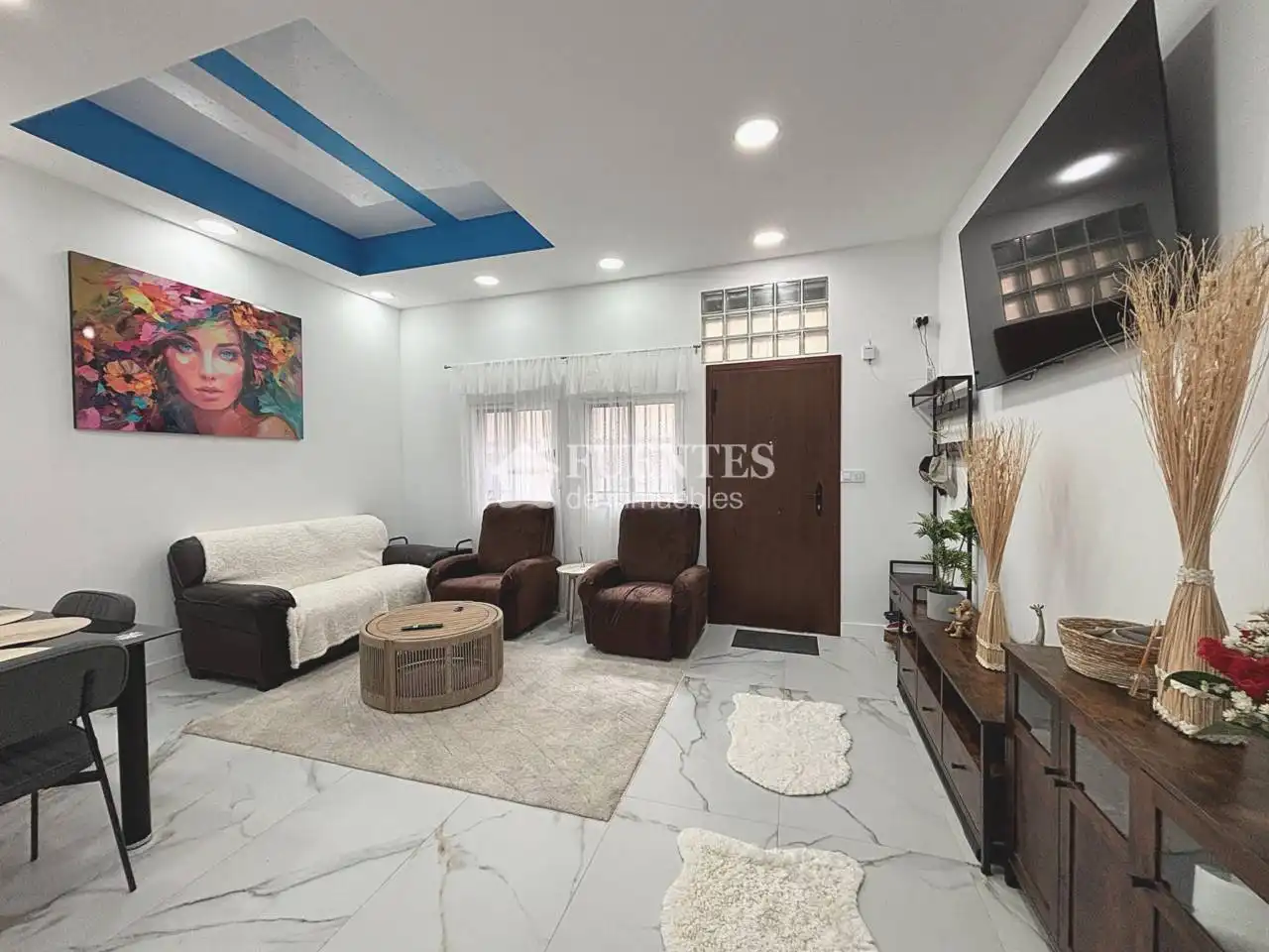 Sala de estar de Piso en venta en Alicante / Alacant con Aire acondicionado y Amueblado
