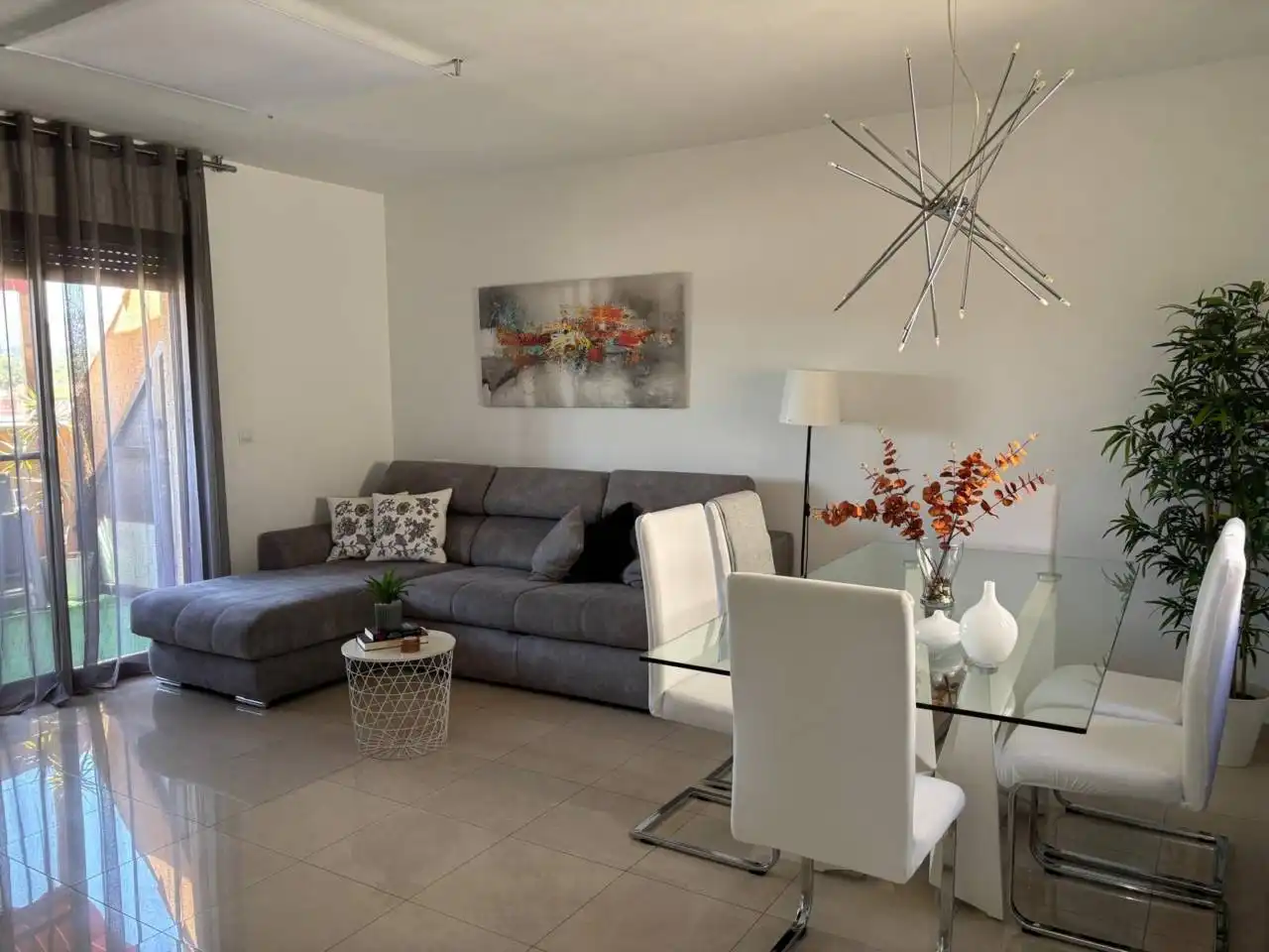 Wohnzimmer von Wohnung zum Verkauf in Archena mit Klimaanlage, Terrasse und Abstellraum