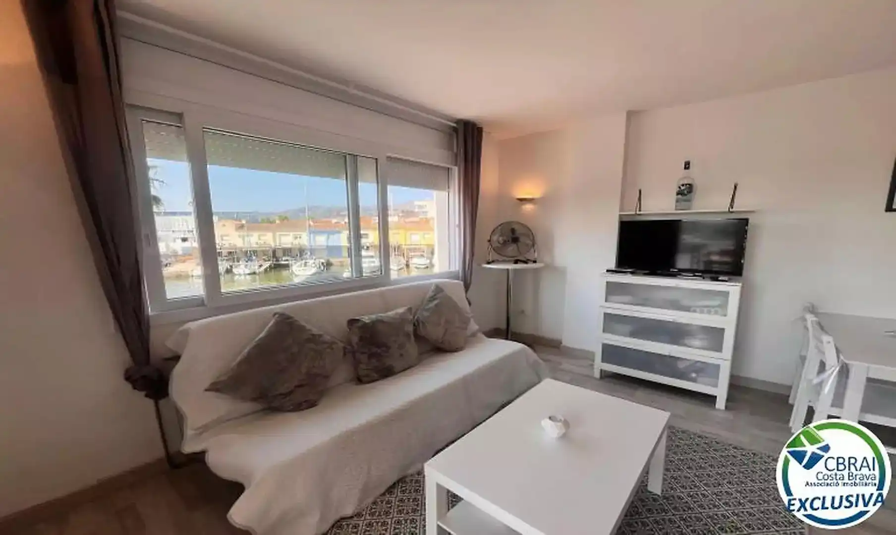 Sala d'estar de Apartament en venda en Roses amb Aire condicionat, Calefacció i Terrassa