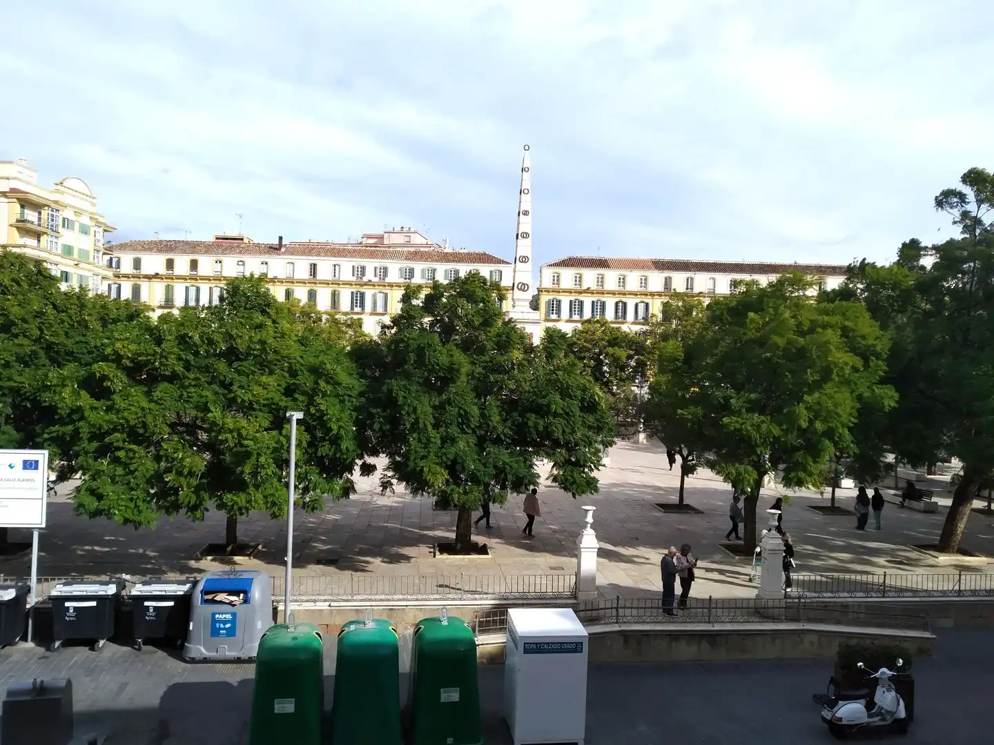 Vista exterior de Piso en venta en Málaga