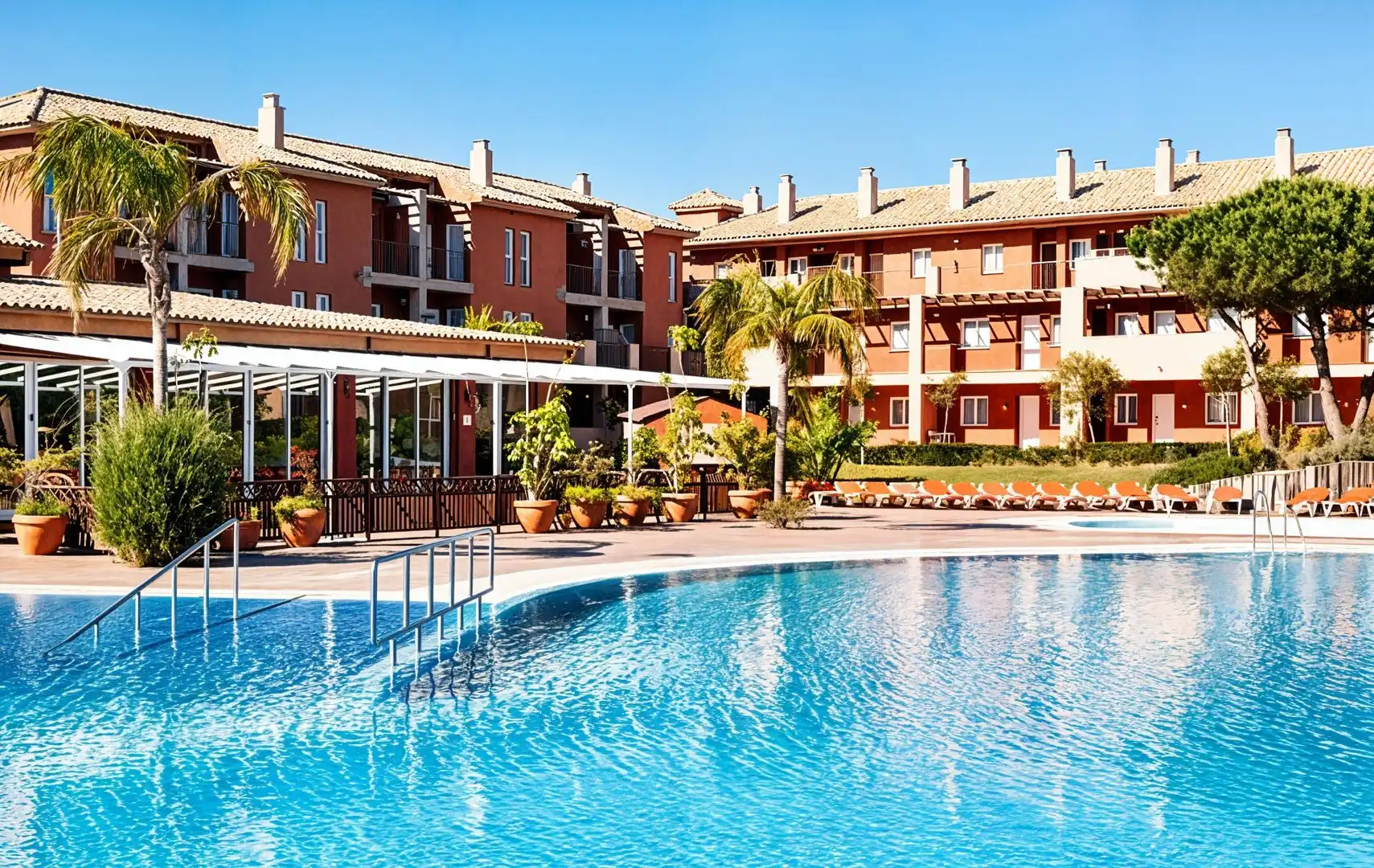 Vista exterior de Casa adosada en venda en Chiclana de la Frontera amb Aire condicionat, Jardí privat i Terrassa
