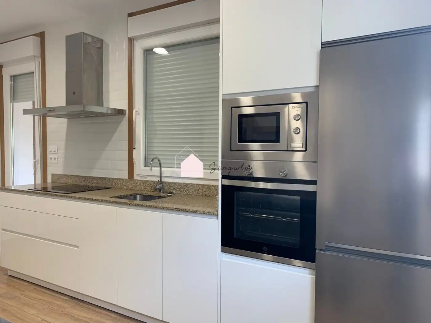 Küche von Wohnung zur Miete in Mos mit Heizung, Terrasse und Abstellraum