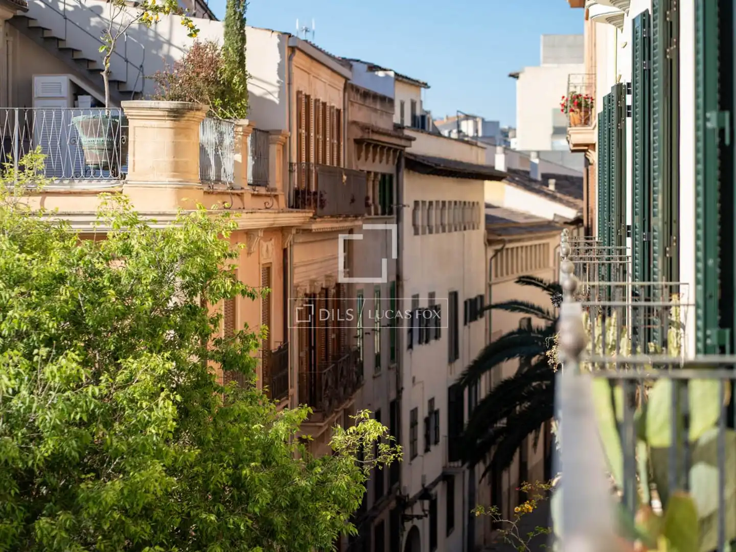 Balcony of Flat for rent in  Palma de Mallorca  with Air Conditioner, Heating and Parquet flooring