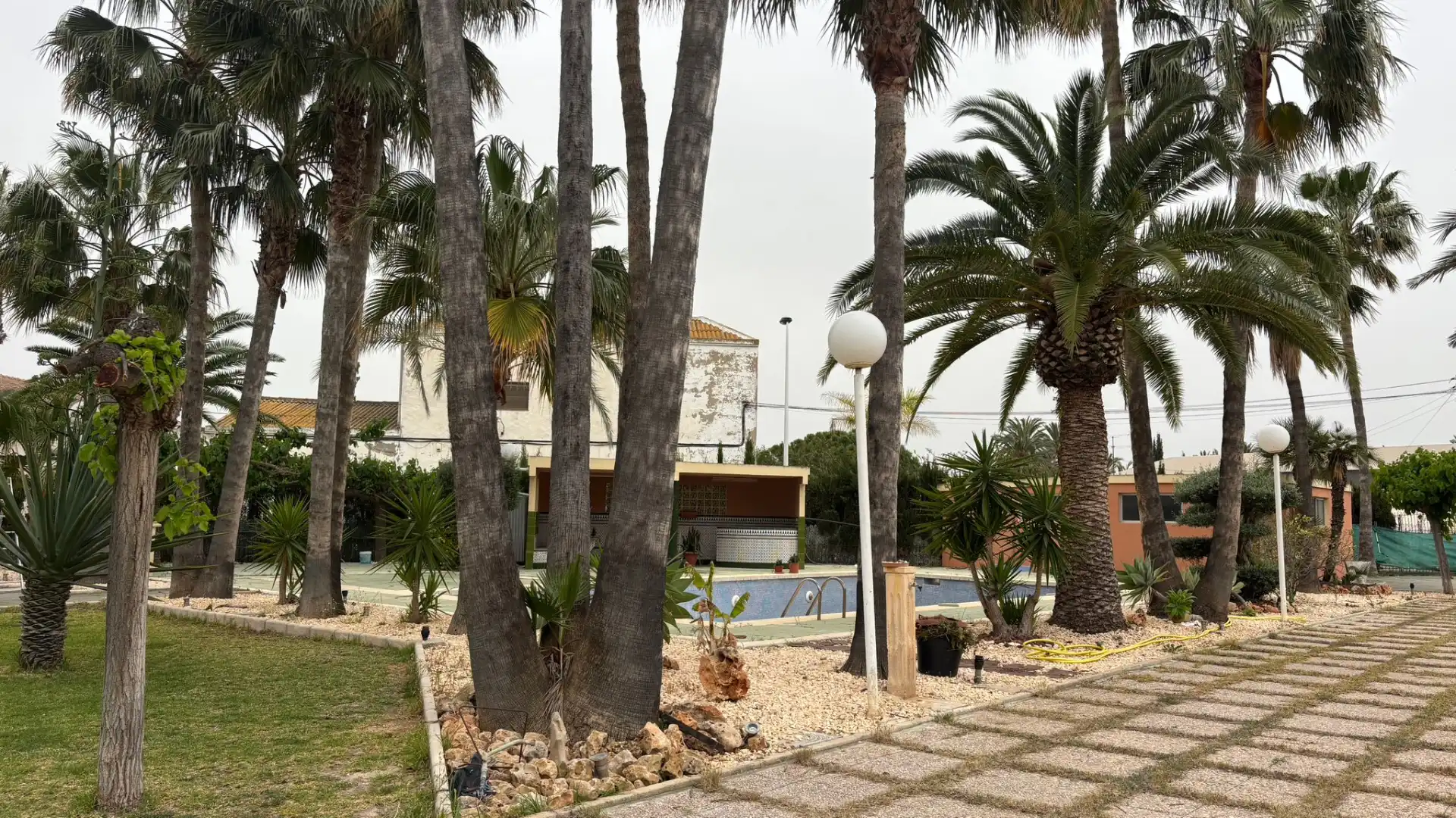 Jardí de Casa o xalet en venda en Elche / Elx amb Jardí privat, Terrassa i Piscina