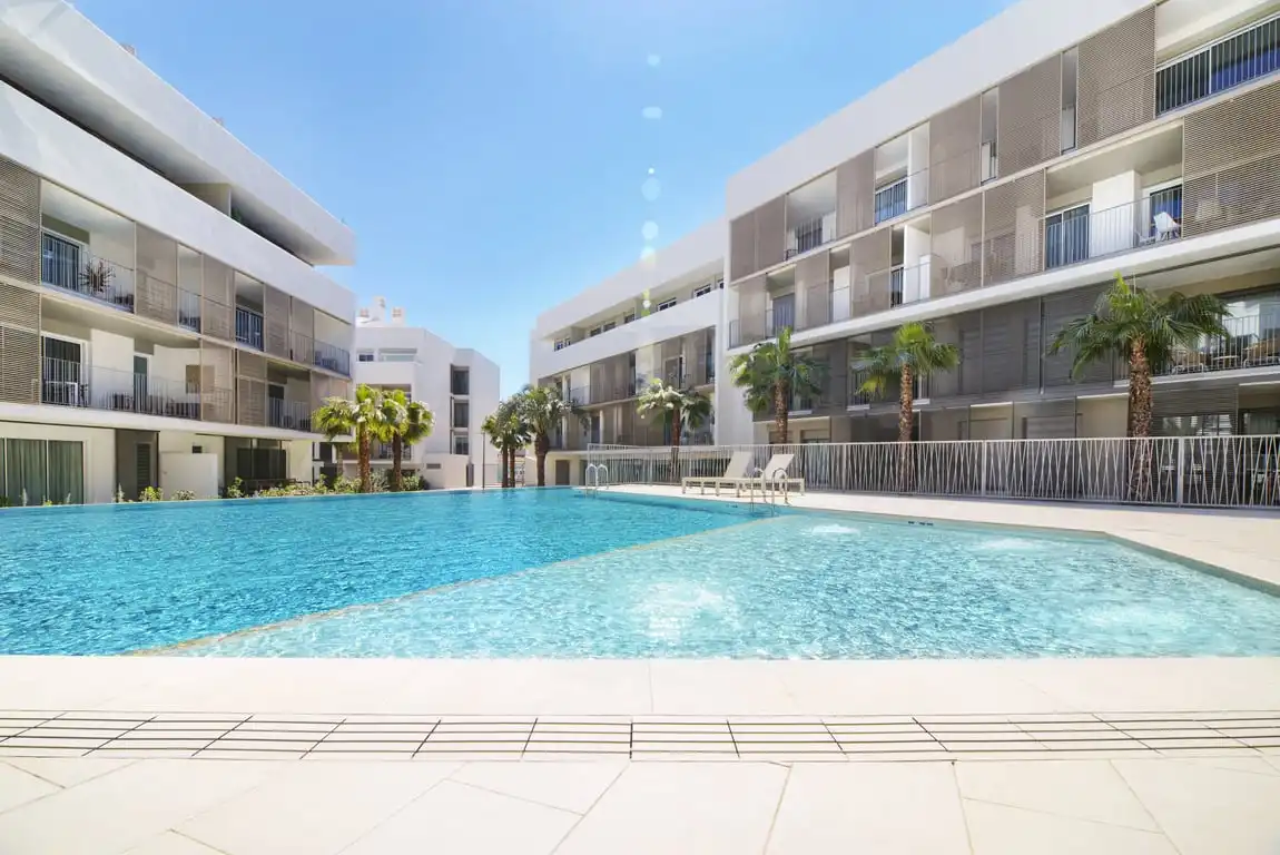 Piscina de Apartamento en venta en Jávea / Xàbia con Terraza, Trastero y Piscina comunitaria