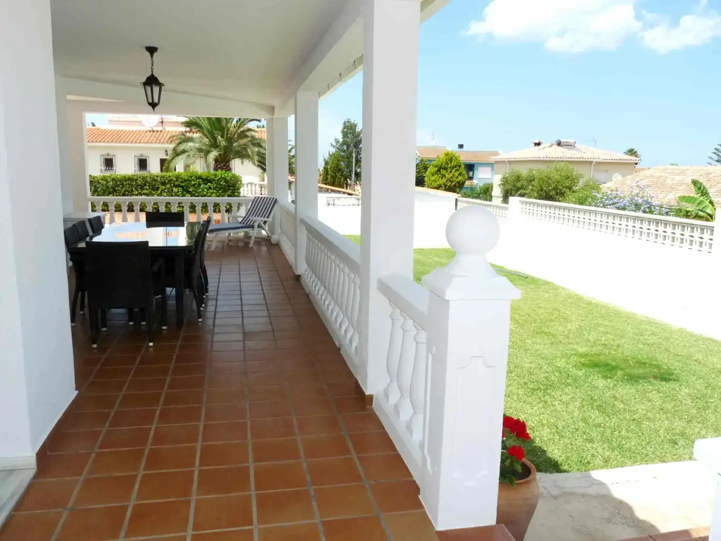 Terrassa de Casa o xalet de lloguer en Dénia amb Aire condicionat, Jardí privat i Terrassa
