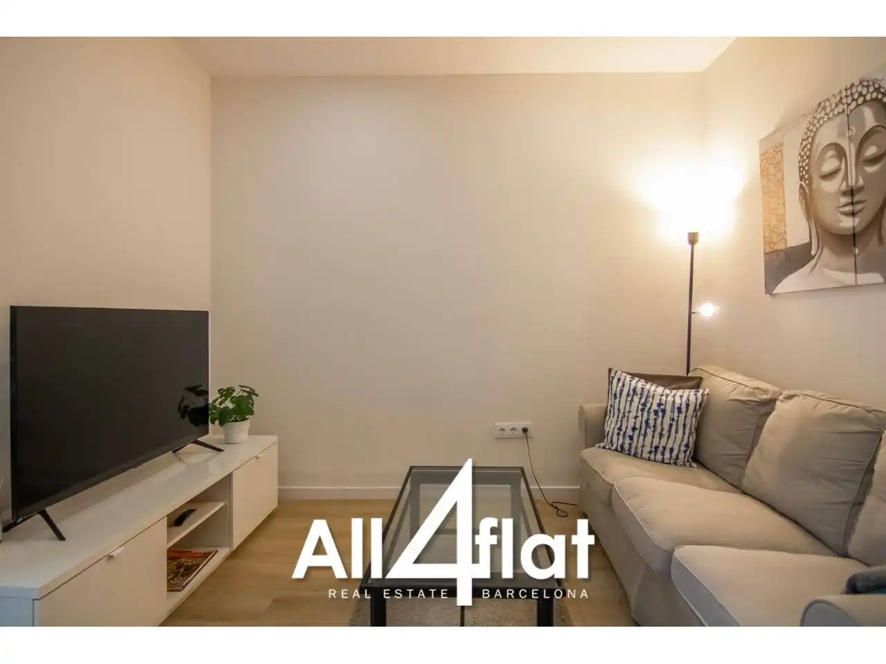 Living room of Flat for rent in Barcelona  with Furnished and Alarm