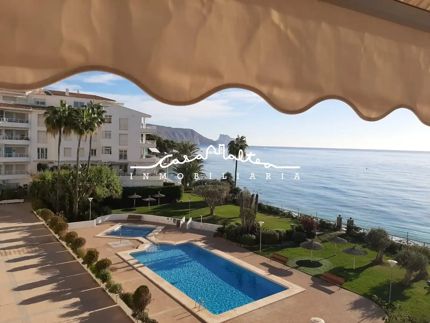 Exterior view of Flat for sale in Altea  with Air Conditioner, Private garden and Terrace