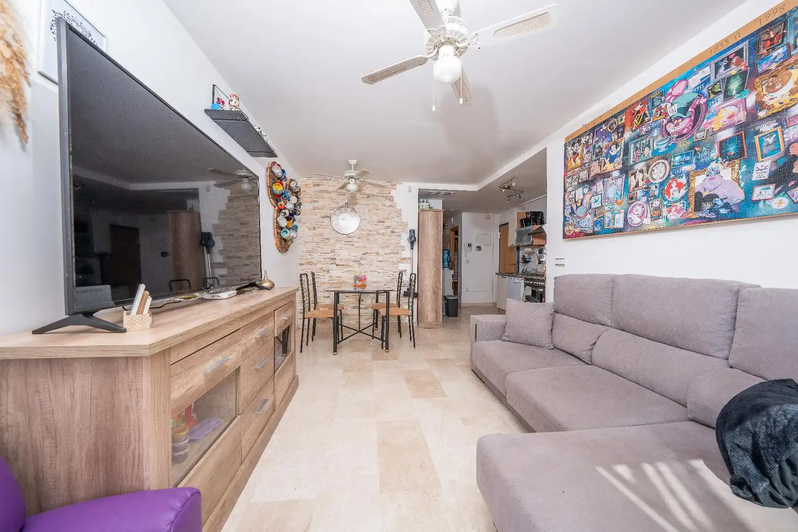 Sala de estar de Ático en venta en Murcia con Aire acondicionado, Calefacción y Terraza