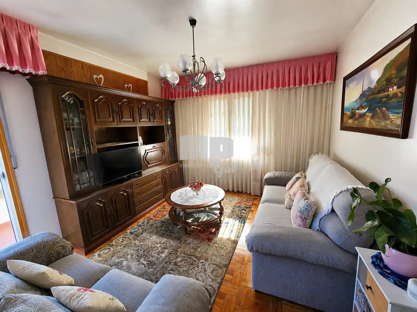 Living room of Houses for sale in Vigo   with Heating, Private garden and Storage room