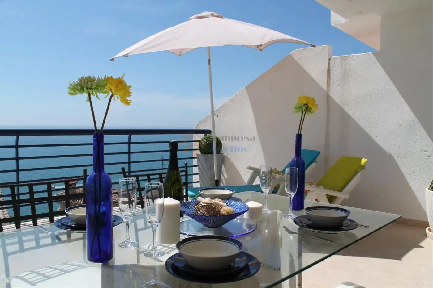 Terrace of Apartments for rent in Peñíscola / Peníscola  with Terrace, Furnished and Community pool