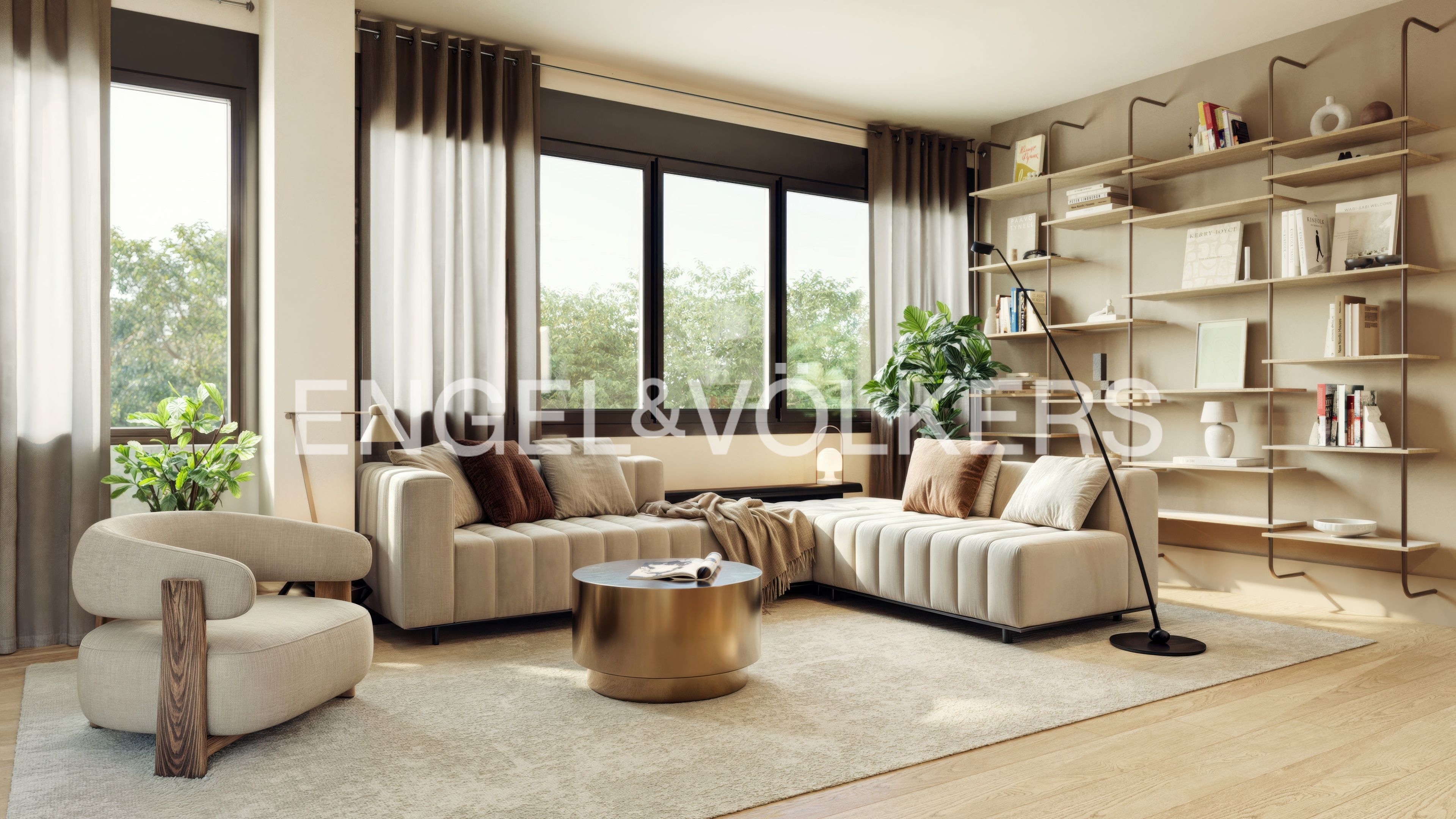 Sala de estar de Piso en venta en  Barcelona Capital con Aire acondicionado, Calefacción y Parquet