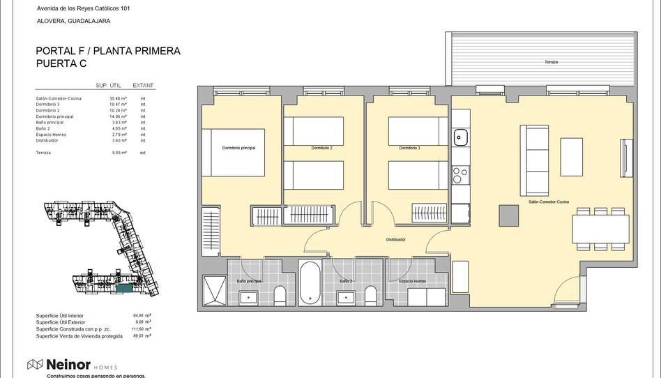 Photo 1 of Flat for sale in   Avenida Camino las Fuentes, Alovera, Guadalajara