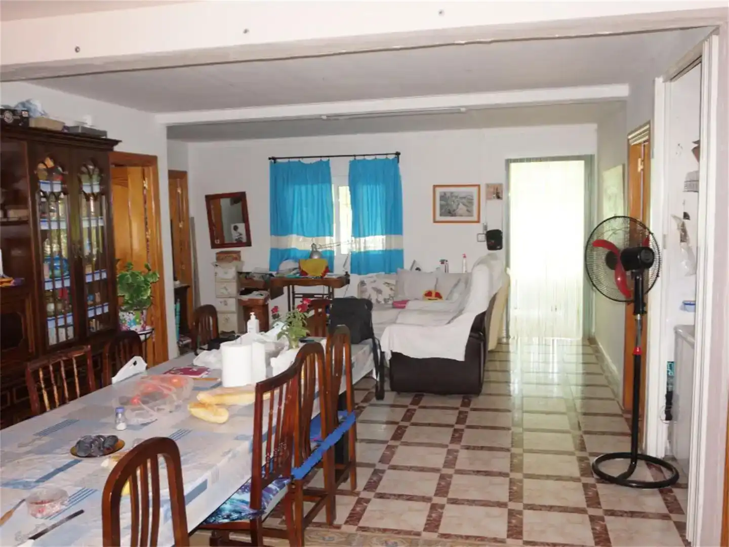 Sala d'estar de Finca rústica en venda en  Murcia Capital amb Aire condicionat i Piscina