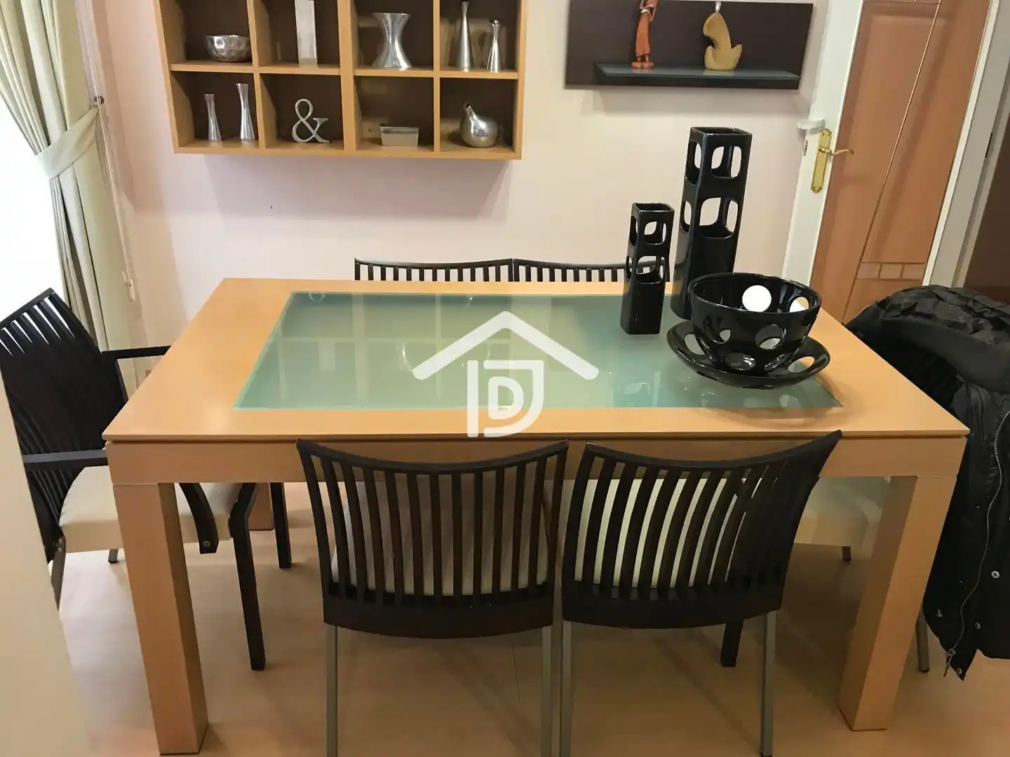 Comedor de Piso de alquiler en Paterna con Aire acondicionado, Calefacción y Parquet