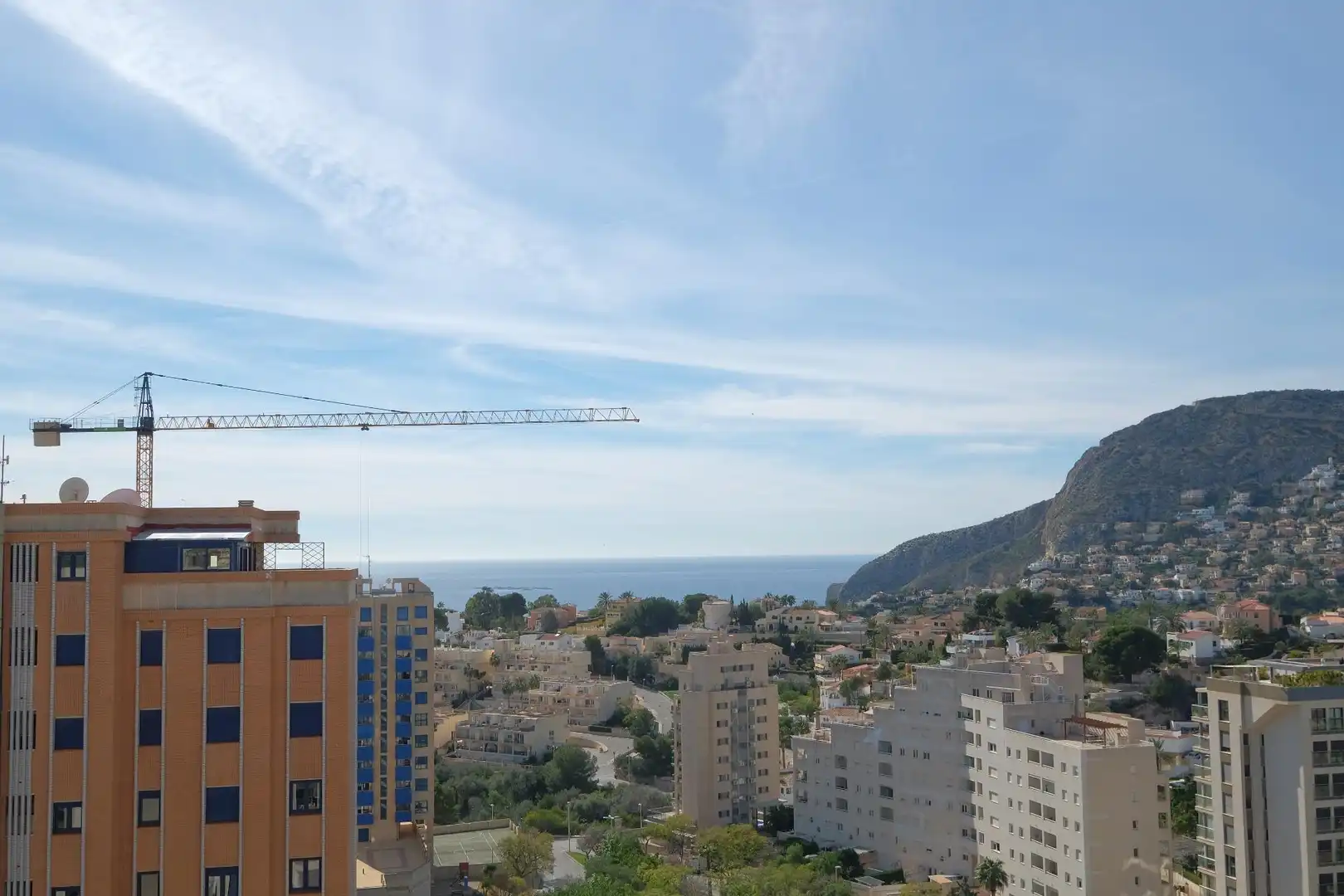 Exterior view of Attic for sale in Calpe / Calp  with Air Conditioner, Heating and Private garden