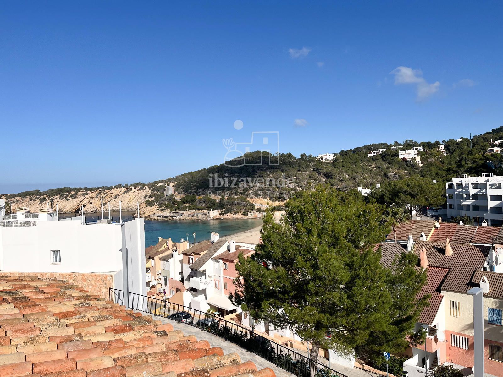 Exterior view of Flat to rent in Sant Josep de sa Talaia  with Air Conditioner, Heating and Furnished
