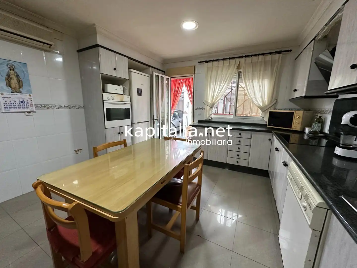 Cocina de Casa adosada en venta en Benissuera con Jardín privado, Terraza y Trastero