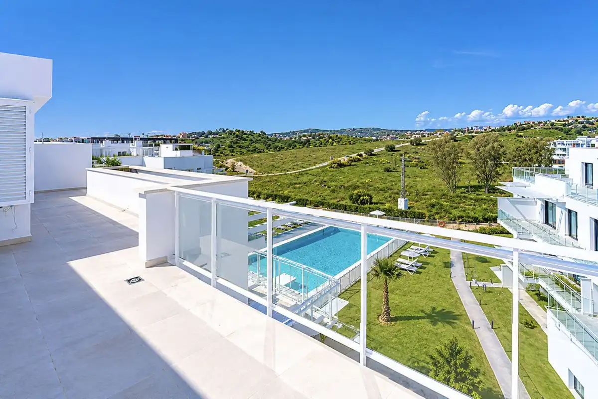 Terraza de Ático en venta en Mijas con Aire acondicionado, Terraza y Piscina comunitaria