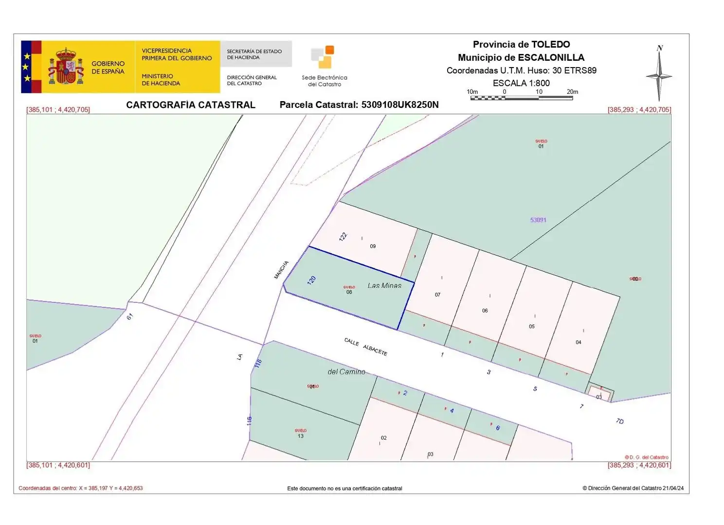 Residencial en venta en Escalonilla