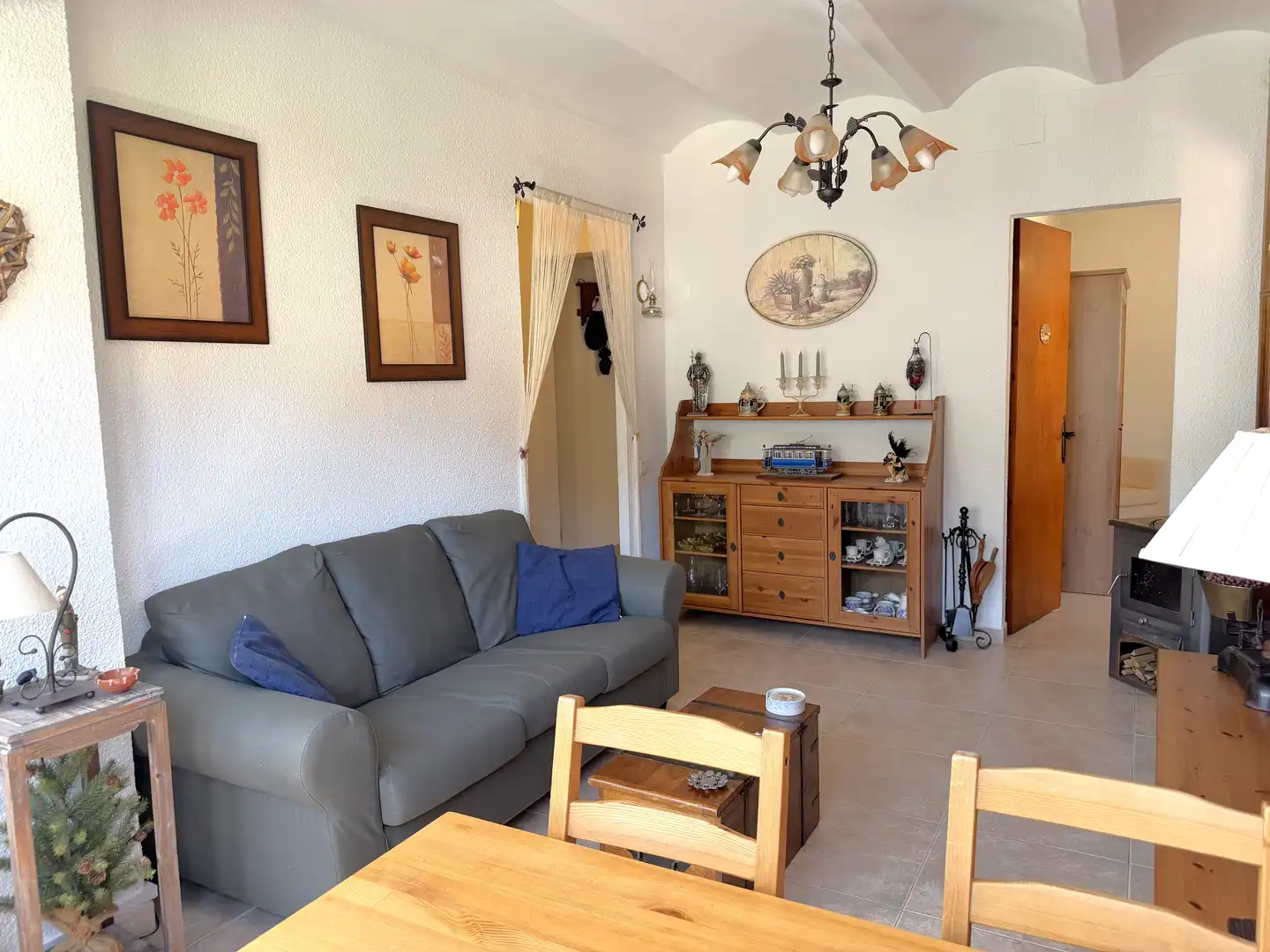 Sala de estar de Piso en venta en Bagà con Calefacción, Amueblado y Horno