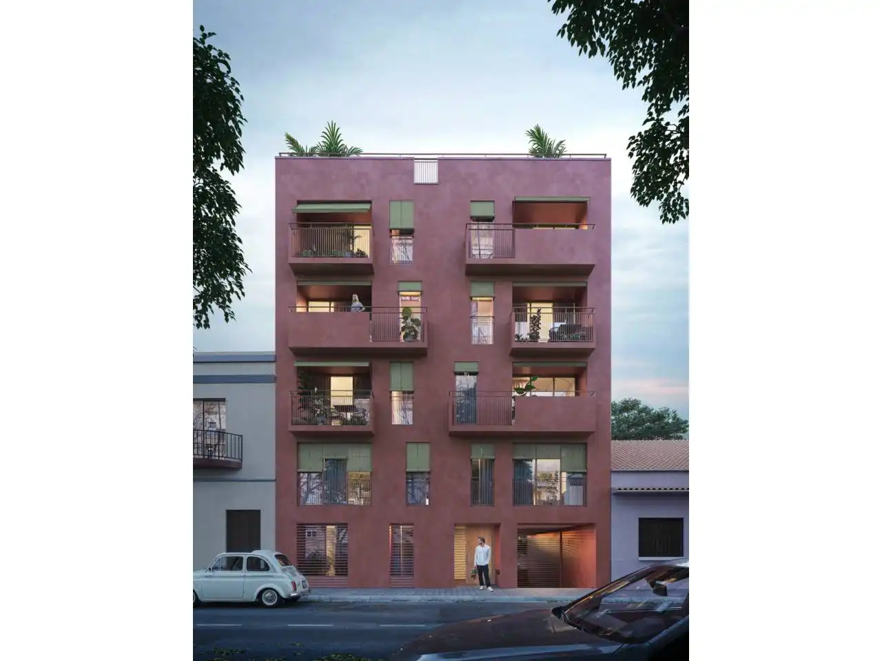 Exterior view of Flat for sale in Sabadell  with Air Conditioner, Heating and Private garden