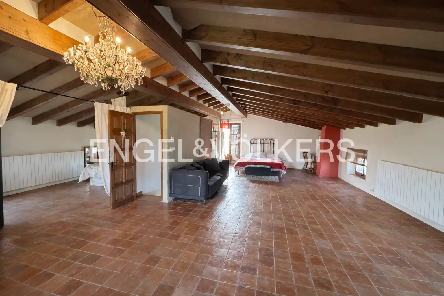 Sala de estar de Casa o chalet en venta en Rupit i Pruit con Calefacción