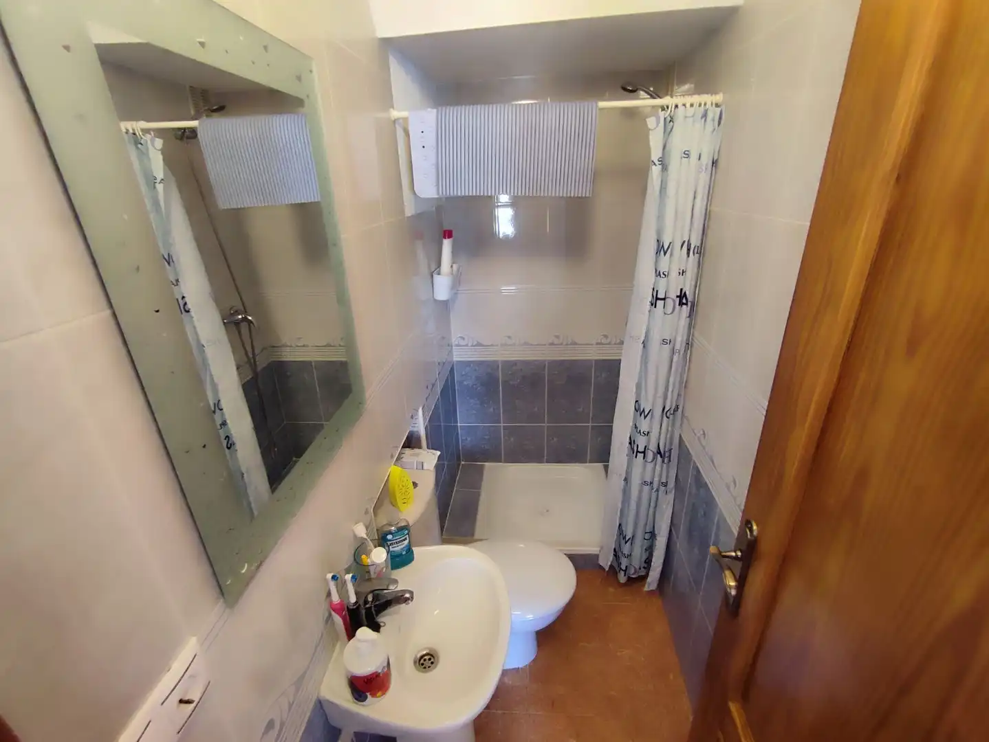 Badezimmer von Einfamilien-Reihenhaus zum Verkauf in Orihuela mit Klimaanlage, Terrasse und Möbliert