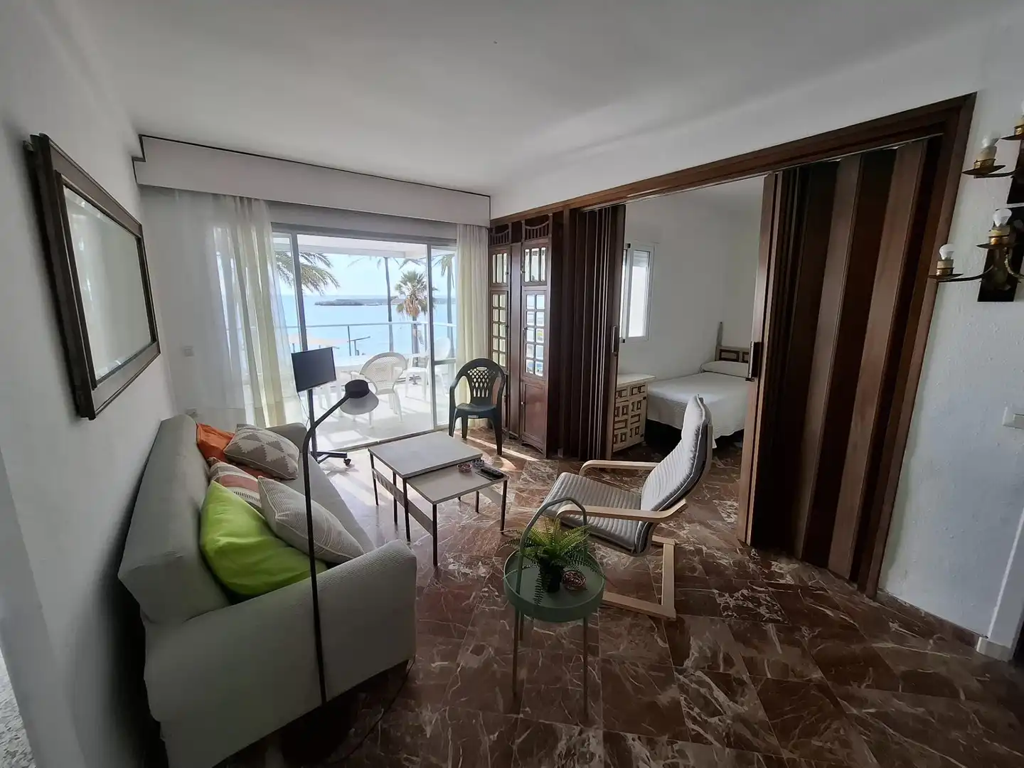 Sala d'estar de Pis en venda en Fuengirola amb Terrassa i Moblat