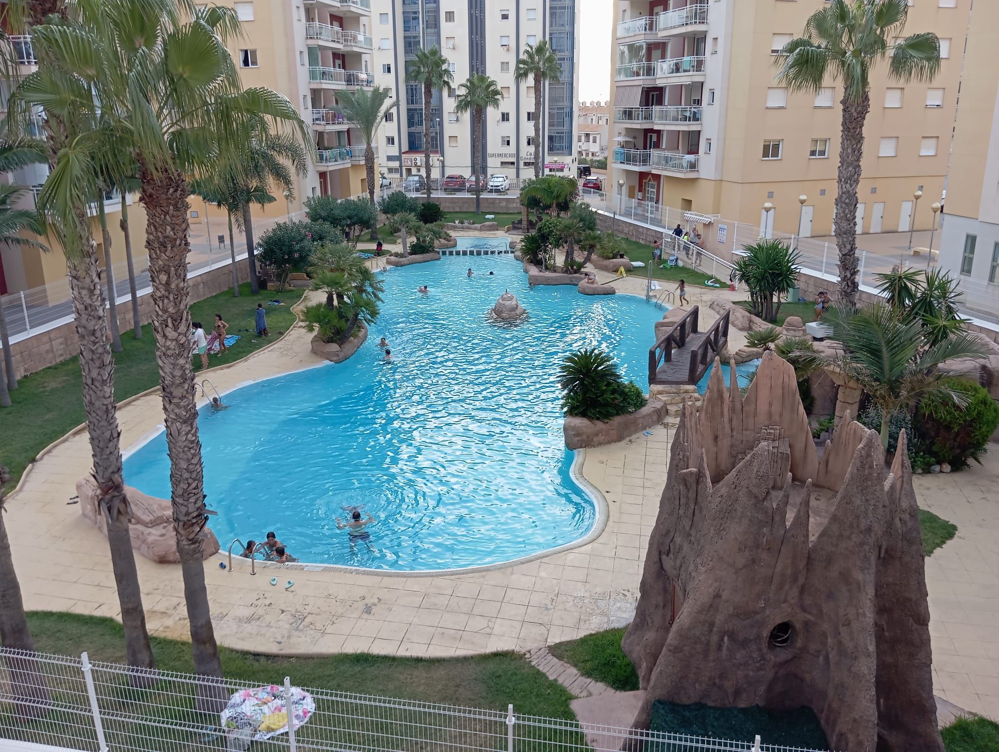Swimming pool of Flat for sale in La Manga del Mar Menor  with Terrace, Furnished and Oven