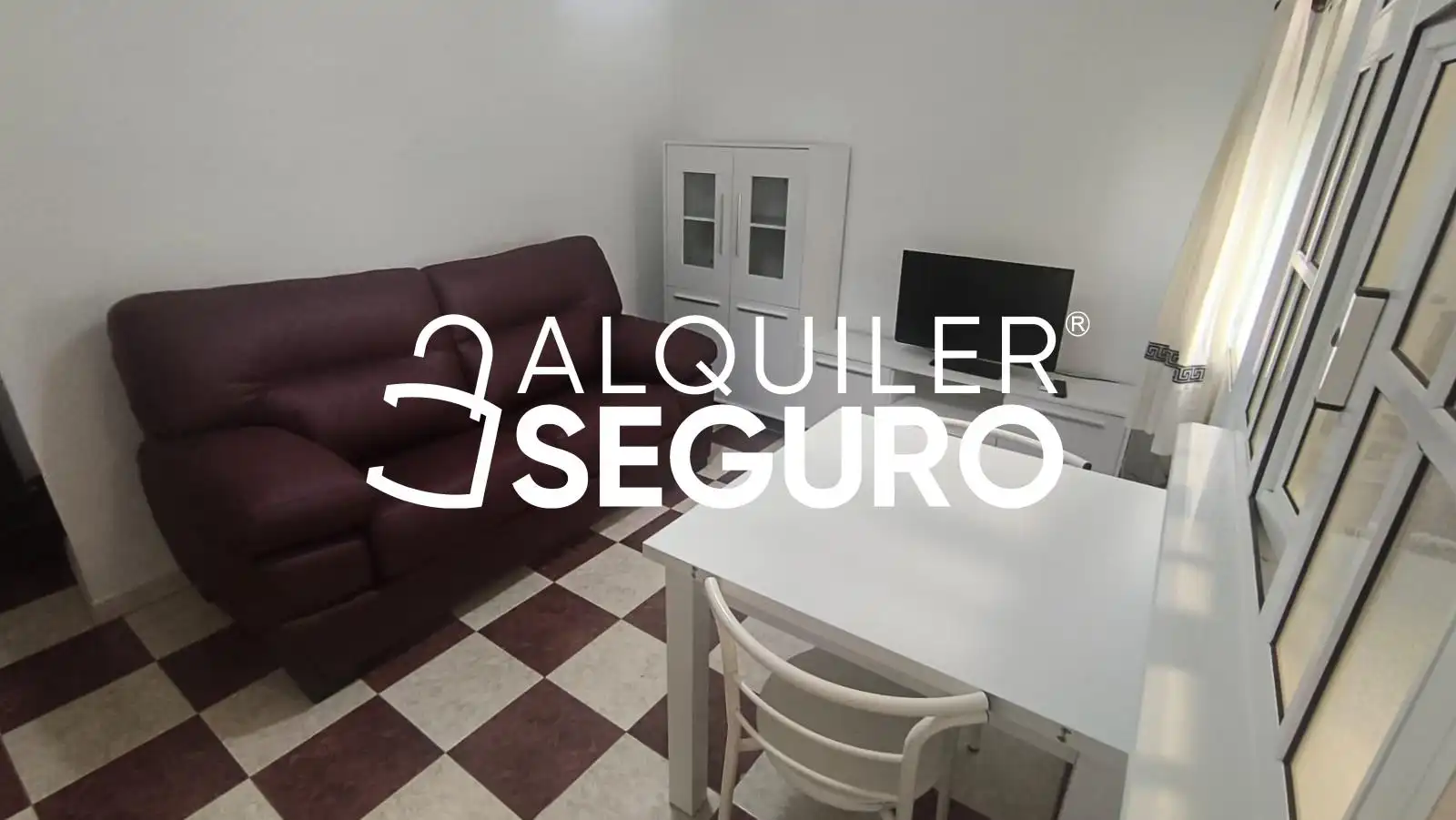 Sala de estar de Piso de alquiler en Sevilla con Aire acondicionado y Amueblado