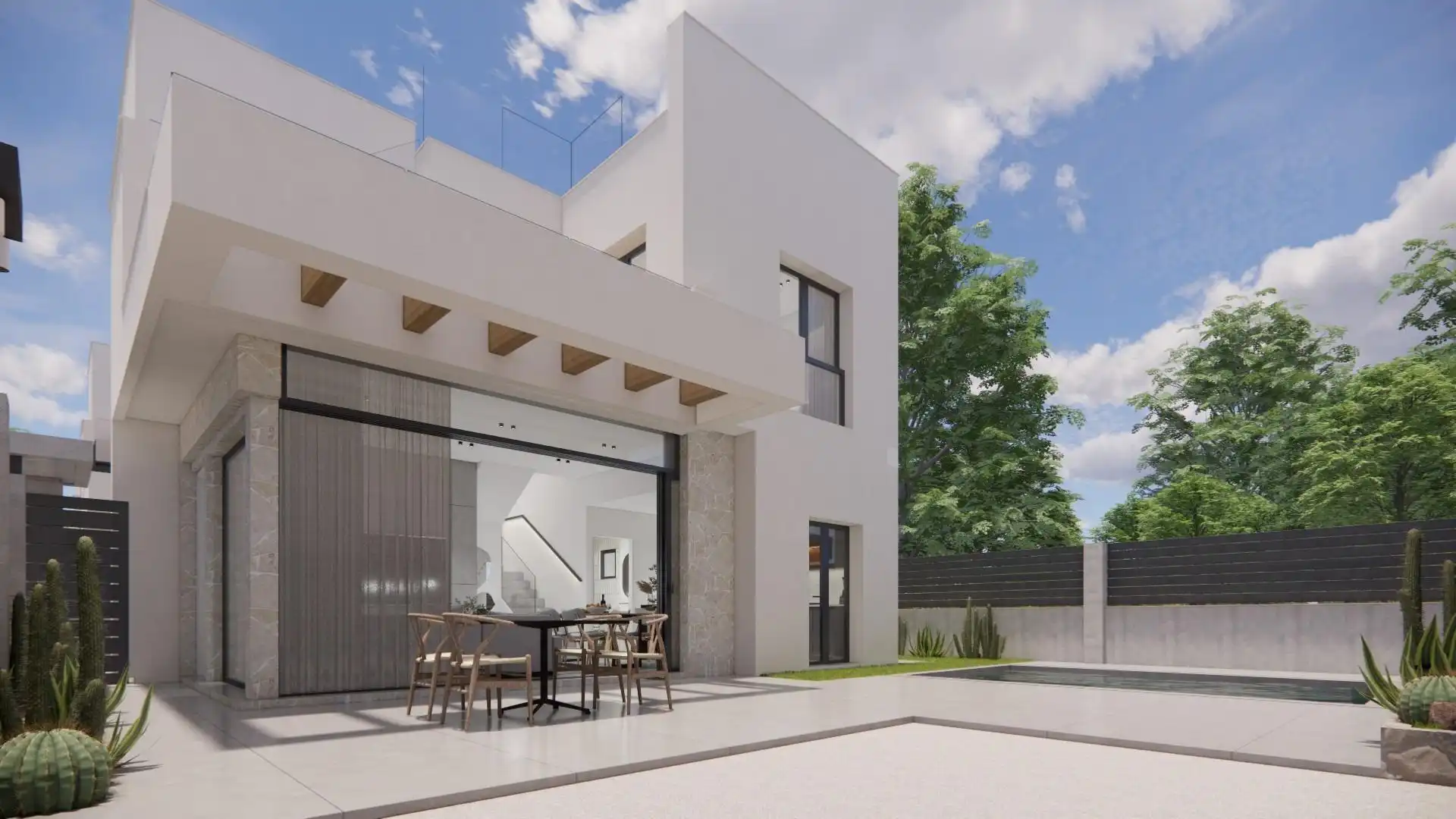 Chalet con piscina en venta en Los Montesinos