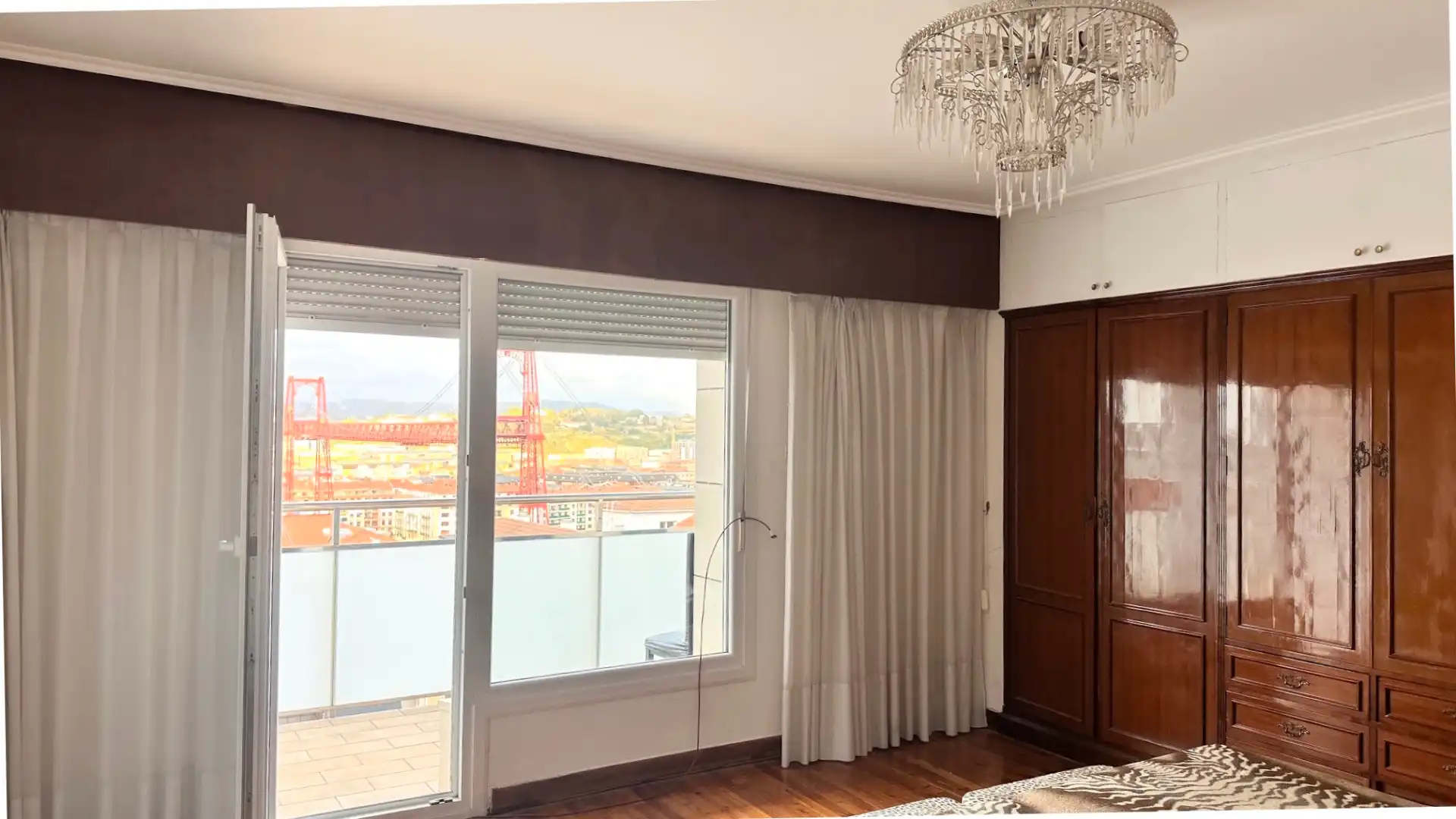 Schlafzimmer von Wohnung zum Verkauf in Portugalete mit Heizung, Terrasse und Möbliert